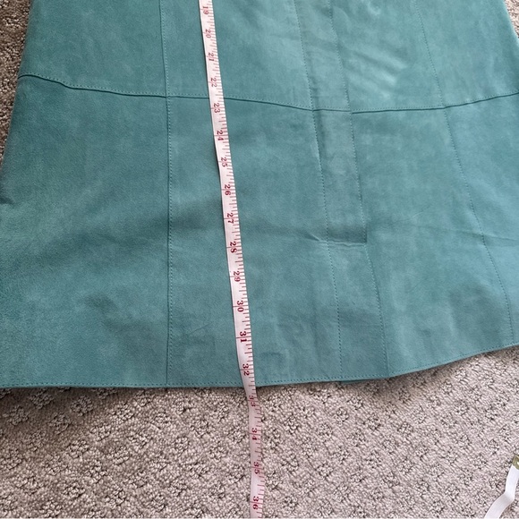 Saguaro Leather Jacket Full-zip Turquoise Size Small - Picture 10 of 11